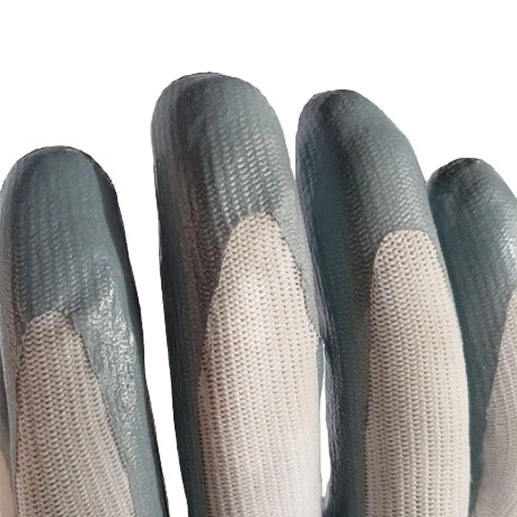 GUANTE POLIÉSTER G13 NITRILO dedos parte superior