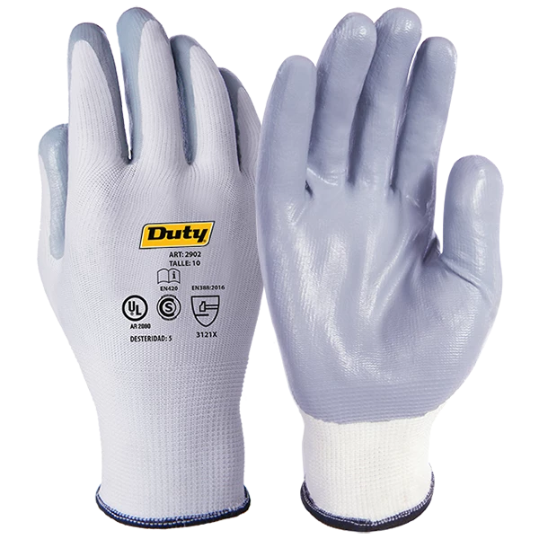 GUANTE POLIÉSTER G13 NITRILO