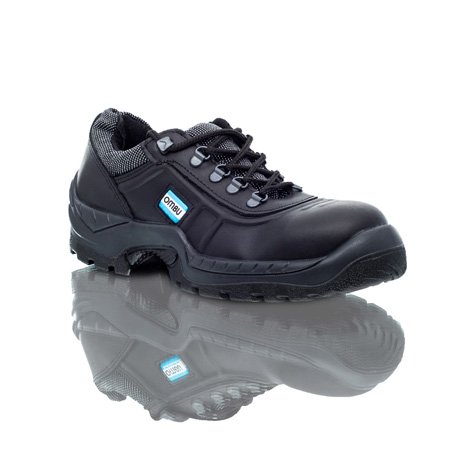 ZAPATO DE SEGURIDAD OMBU MOD. OZONO PUNTERA DE ACERO Color NEGRO. Talles 36 AL 47 - Image 7